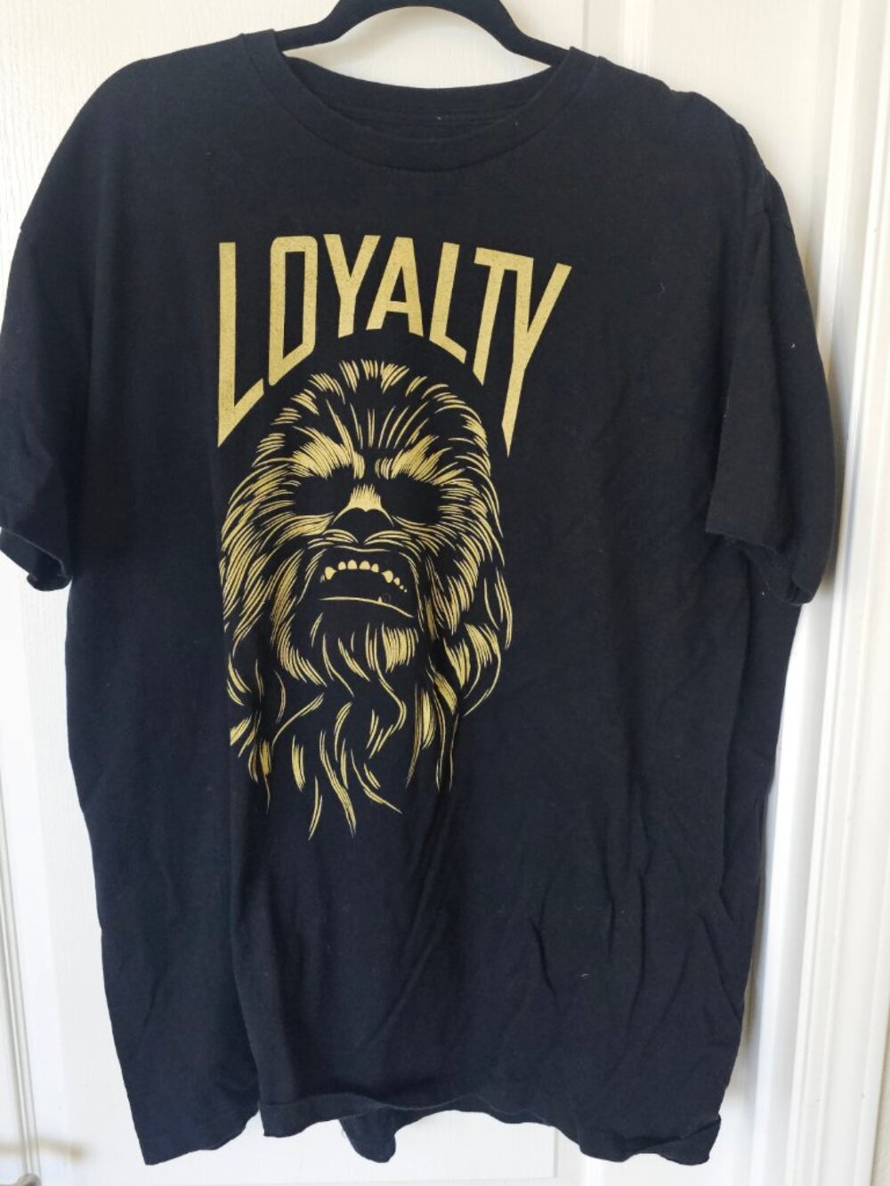 Star Wars Chewbacca "Loyalty" T-Shirt | Size: XXL 2XL | Black Graphic Tee Shirt